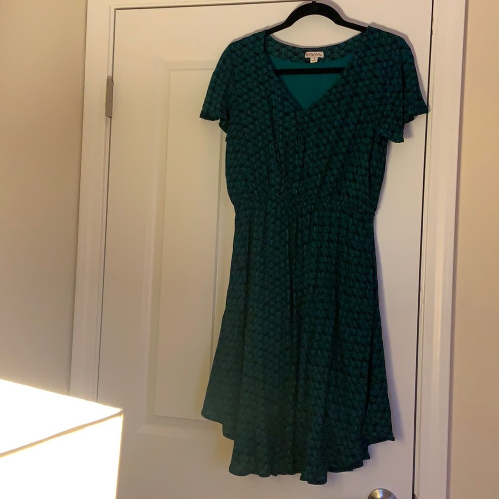 Merona green swing dress